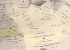 Certificates